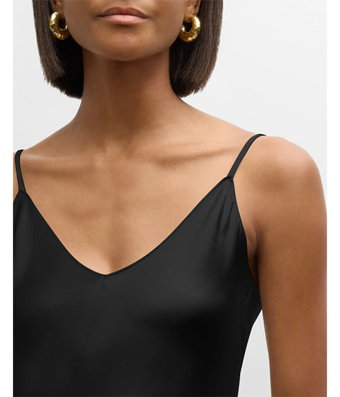 Gloria Silk Cami - Black